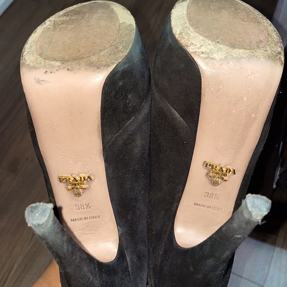 PRADA Peep Toe Booties - Picture 3 of 3